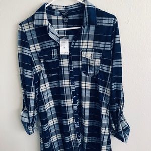 🍁Rue21 Fall Plaid Flannel Dress🍁